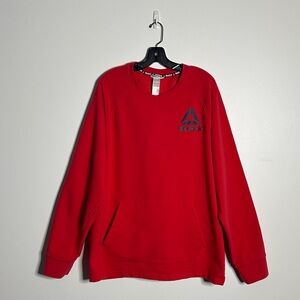 Reebok Men's Classic Red Crewneck Sweater